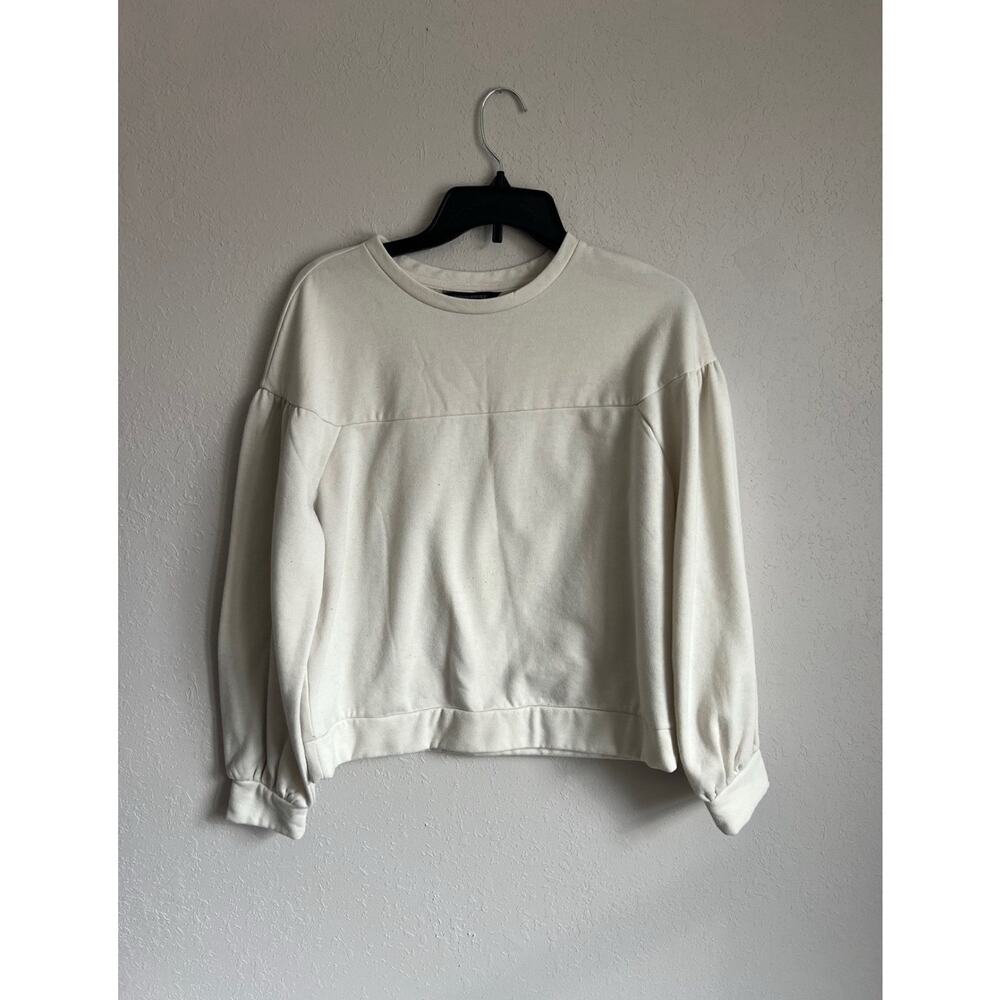 Banana Republic Cream Sweatshirt Women S Boho Work Career Business Preppy